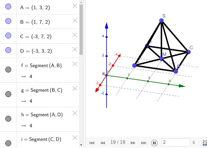 Punkte Im Raum (Vektoren - Geraden Im Raum) – GeoGebra