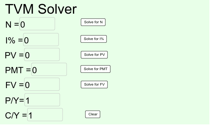 Tvm Solver From Geogebra Forum Geogebra