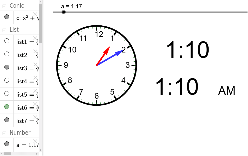 Clock – GeoGebra