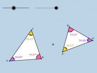 Triangles semblables