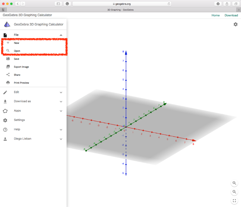 download the last version for ios GeoGebra 3D 6.0.783