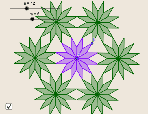 Rhombus Stars Geogebra