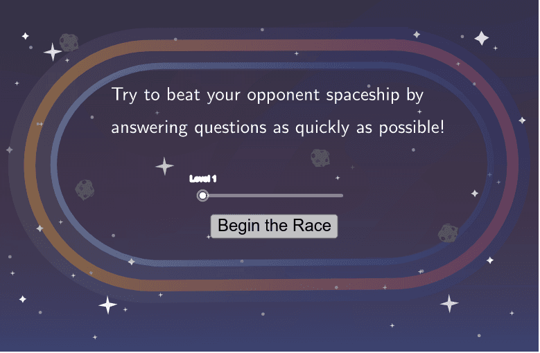 Spaceship Racing Game – Geogebra