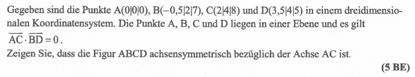 Aufgabe 4: Symmetrie einer geometrischen Form nachweisen