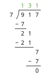 Number 2.10 Using long division