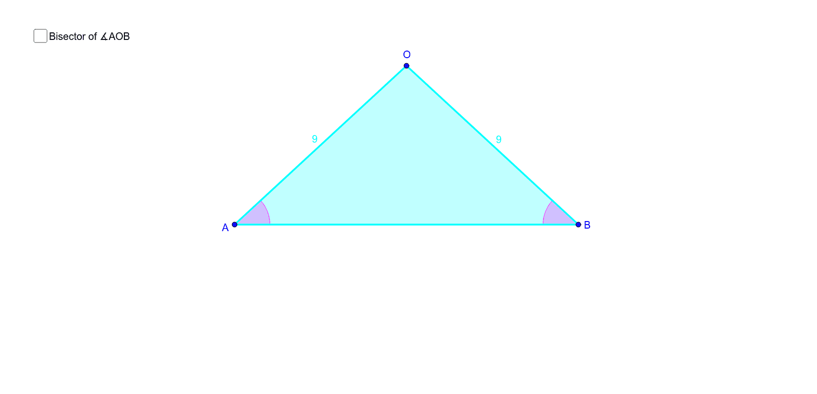 The Isosceles Triangle Theorem Geogebra 4531