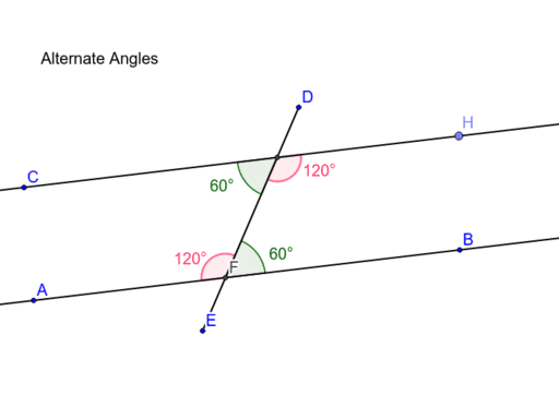 G3b Alternate Angles – GeoGebra