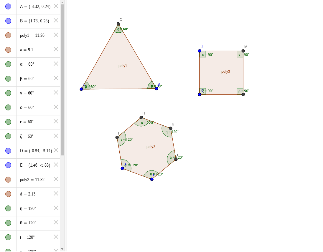 Lesson 1-Regular Polygons – GeoGebra