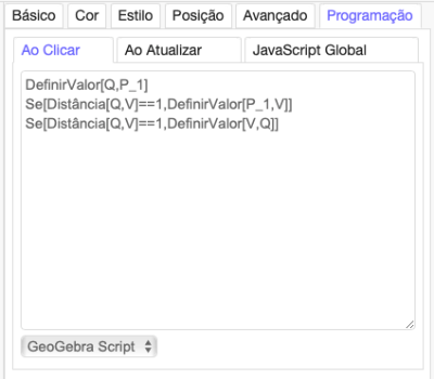 Aqui você tem a visualização da janela Configurações.