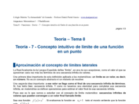 Teoría - 7 - Concepto intuitivo de límite de una función en un punto.pdf