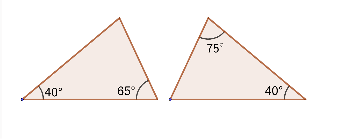 合同な三角形 Geogebra