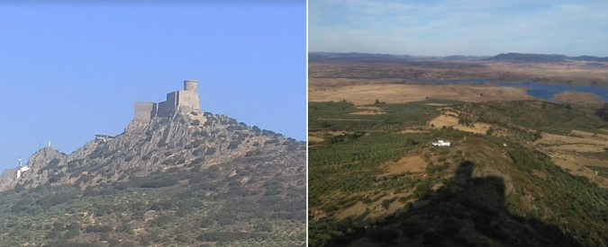 Imágenes del castillo de Puebla de Alcocer y sus vistas