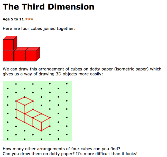 More NRICH Cube Puzzles