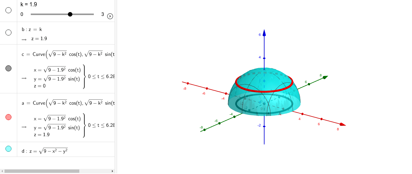 Sec 14 1 Level Curves And Surfaces Geogebra