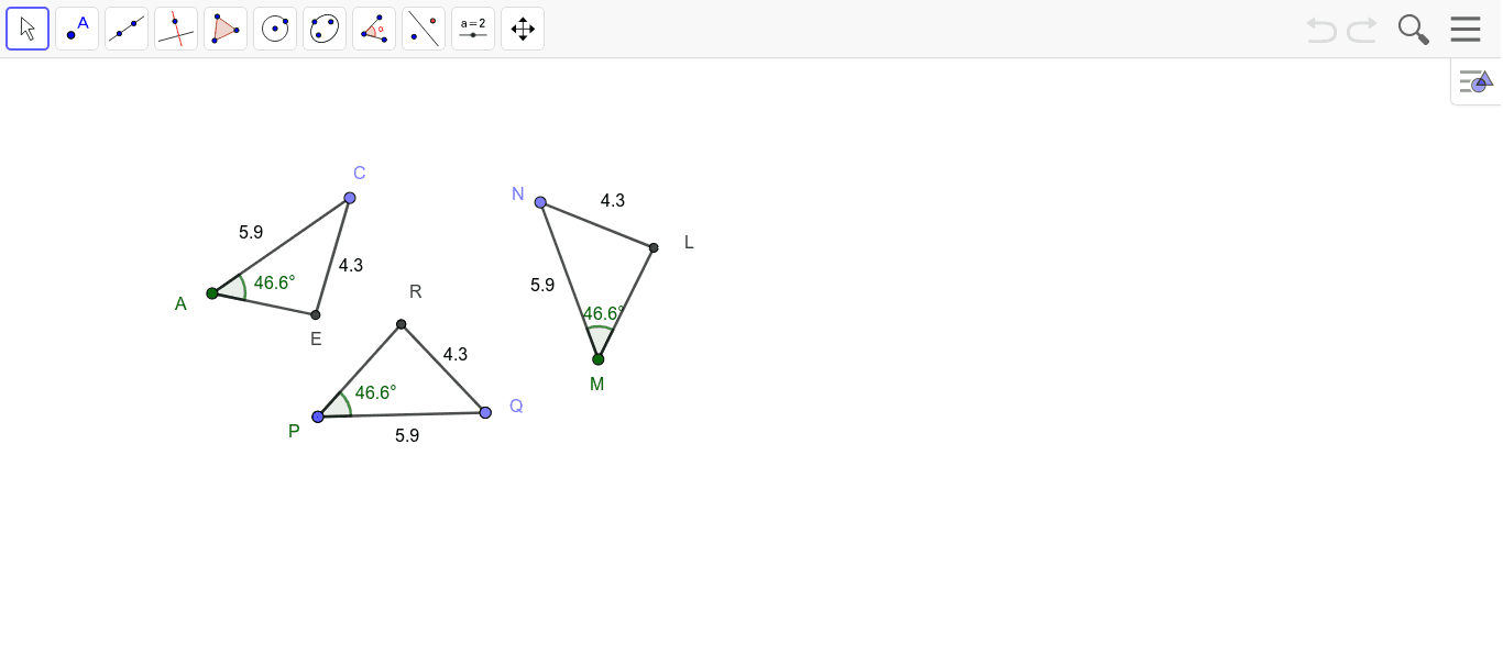 Img222which Triangles Are Congruent Geogebra 8856