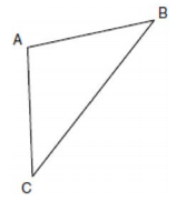 2.  In triangle ABC, side AB is congruent to side AC.