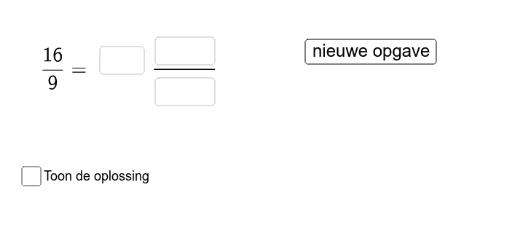 Gemengde Breuken Geogebra