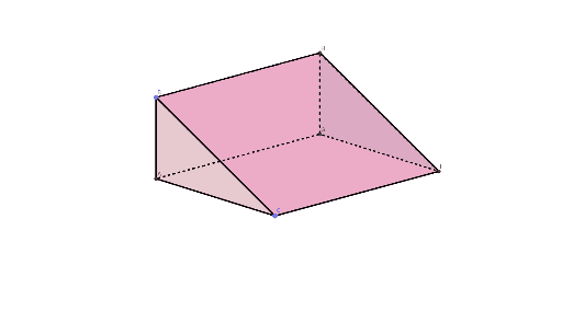 right angle triangular prism surface area