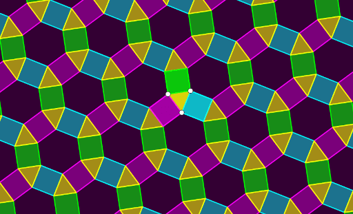 Rhombitrihexagonal tiling generalization – GeoGebra