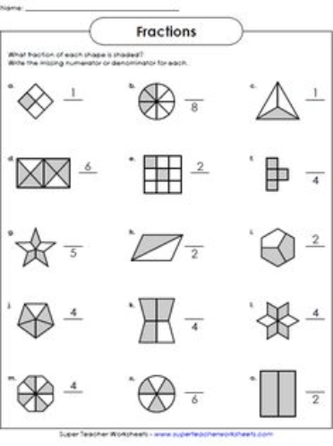 Start by identifying the fractions.