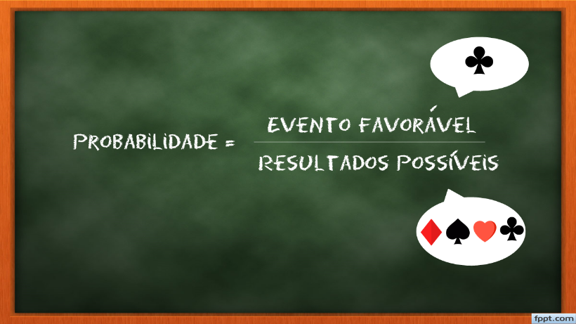 [size=100][justify]A probabilidade é calculada dividindo o(s) evento(s) desejado(s), pela quantidade de resultados possíveis de serem obtidos.

Portanto, a probabilidade de sair uma carta de paus é de [math]\frac{13}{52}=\frac{1}{4}=25\%[/math].[/justify][/size]