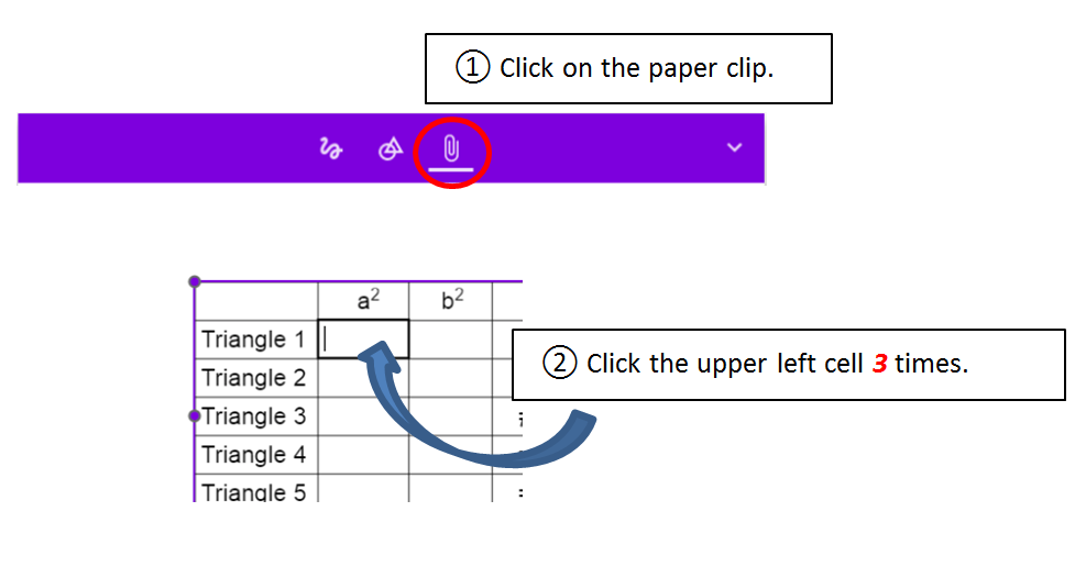 Directions for completing the chart