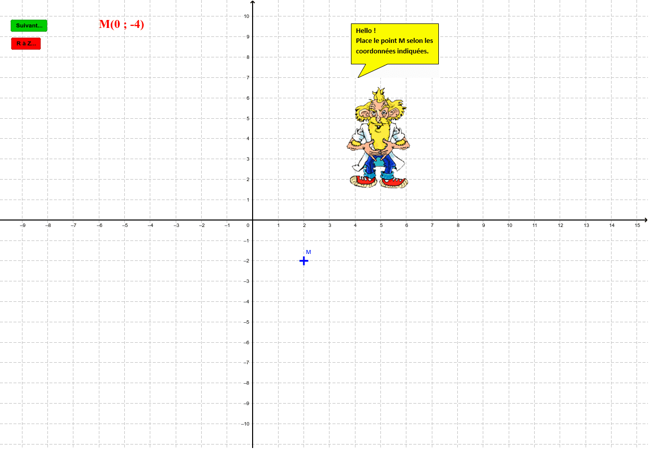 Coordonnées D'un Point Dans Le Plan (1/3) – GeoGebra