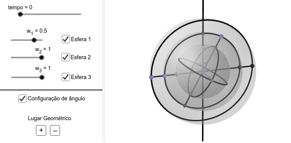 XIII SNHM: Modelo das Esferas Concêntricas de Eudoxo – GeoGebra