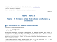 Teoría - 4 - Relación entre derivada de una función y crecimiento.pdf