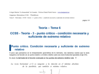 CCSS - Teoría - 3 - punto crítico - condición necesaria y suficiente de extremo relativo.pdf