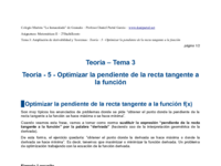 Teoría - 5 - Optimizar la pendiente de la recta tangente a la función.pdf
