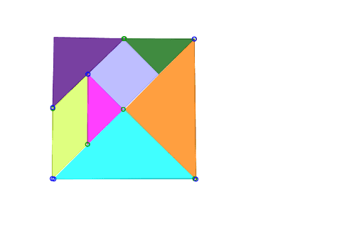 Tangram - 5th property of the van Hiele model – GeoGebra