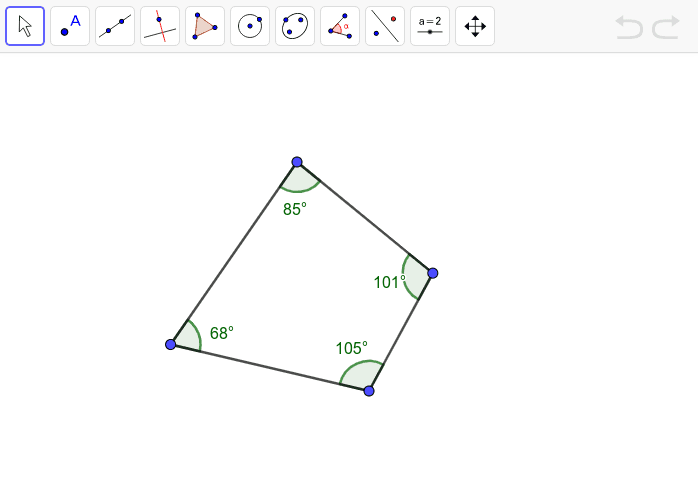 What do the angles of any quadrilateral add up to? – GeoGebra