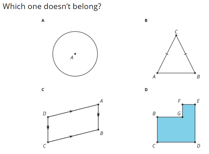 16.1: Which One Doesn't Belong: Symmetry