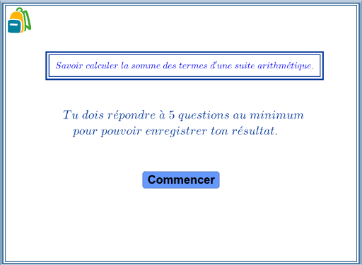 Savoir Calculer La Somme Des Termes D Une Suite Arithmetique Geogebra