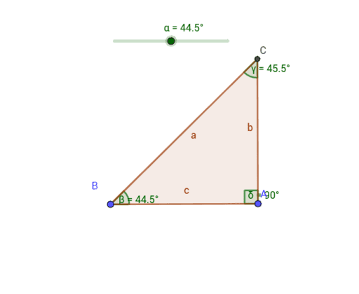 Right Triangle with Slider – GeoGebra