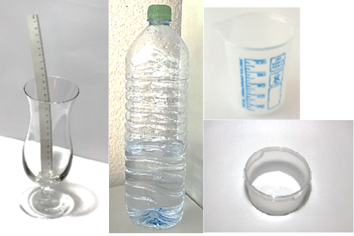 Glas, Messbecher, Flasche, Schüssel, Messstreifen