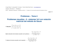 Problemas resueltos - 6 - sistemas 3x3 con notación matricial del método de Gauss.pdf