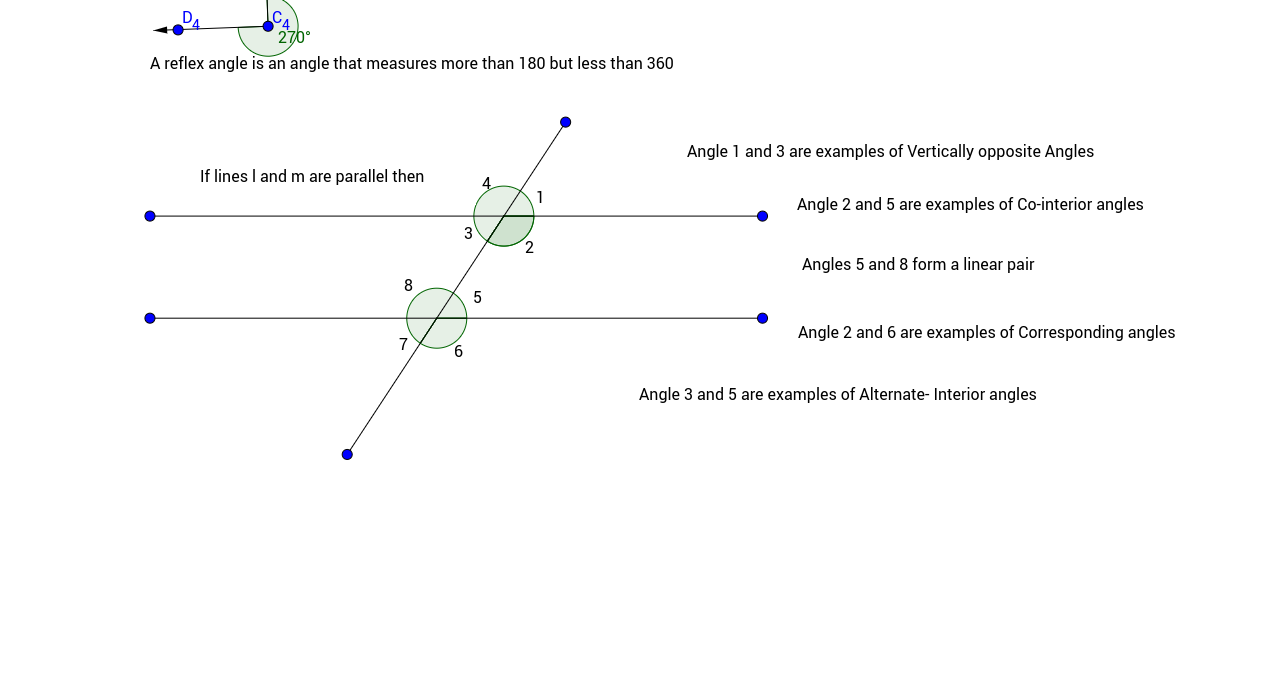 Properties Of Lines And Angles Geogebra