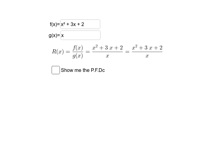 PFDc – GeoGebra