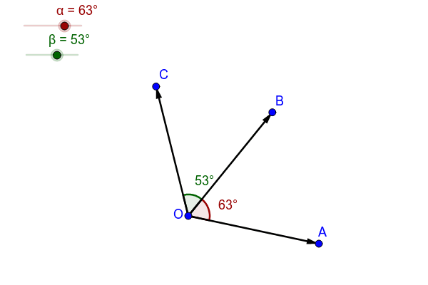 adjacent angles in a triangle