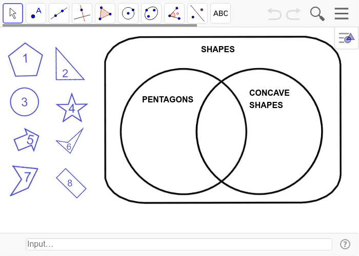 Sorting 2d Shapes Venn Diagram 3080