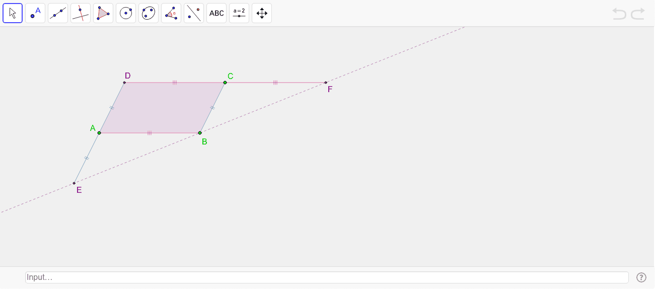 Area of Triangle with points are Collinear – GeoGebra