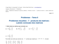 Problemas resueltos - 7 - producto de matrices - cuándo conmutan dos matrices.pdf