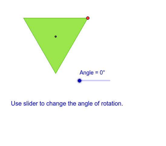 Rotational Symmetry Equilateral Triangle Geogebra 7274