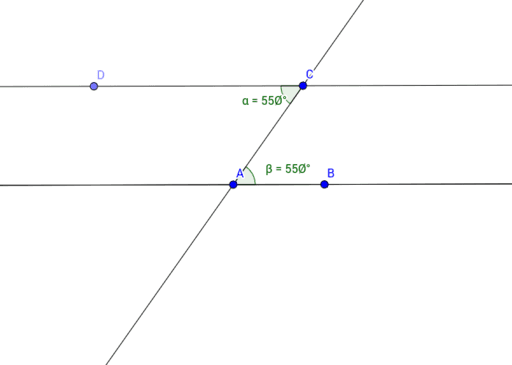 Parallel Lines and Transversals – GeoGebra