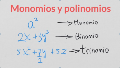 MONOMIOS Y POLINOMIOS 4º ESO DIVERSIFICACIÓN