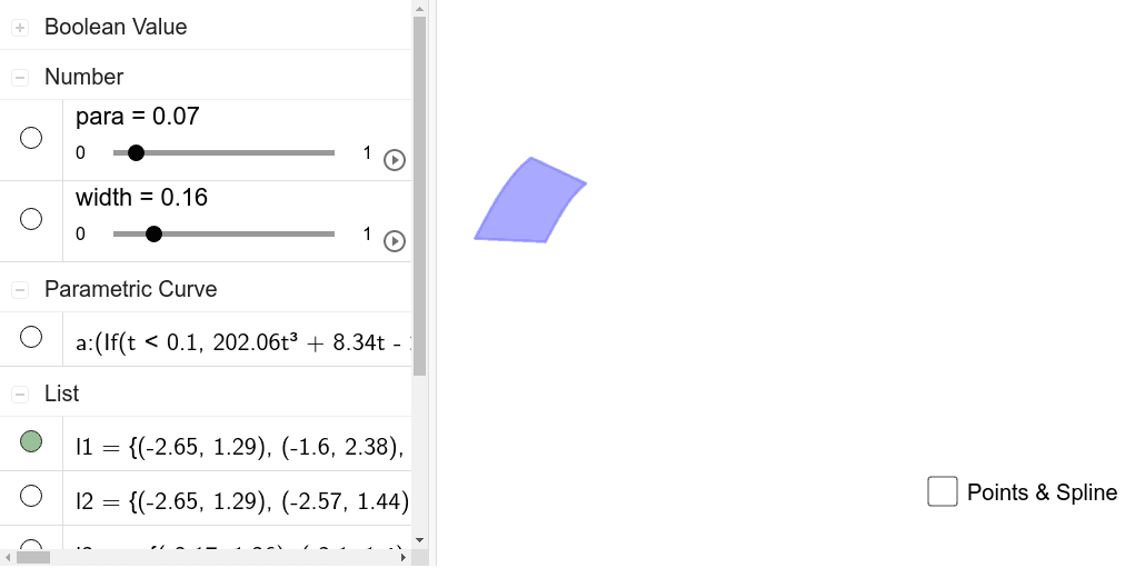 Calligraphy With Splines – GeoGebra