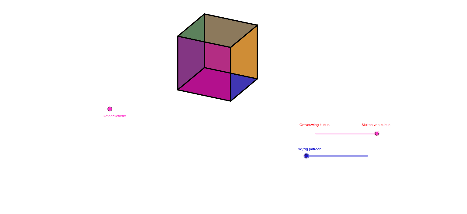 Ontwikkeling Kubus – GeoGebra