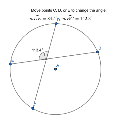 Angles & Circles – GeoGebra